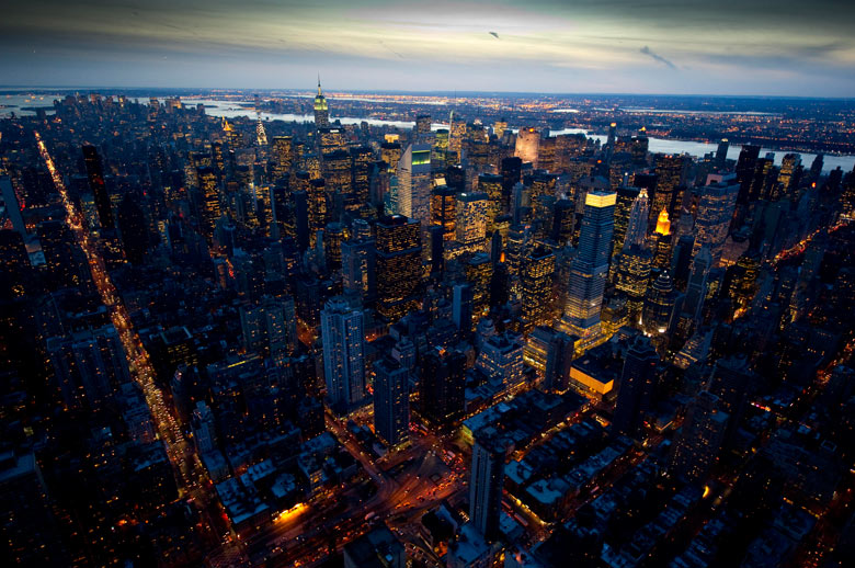 Aerial View Of New York State