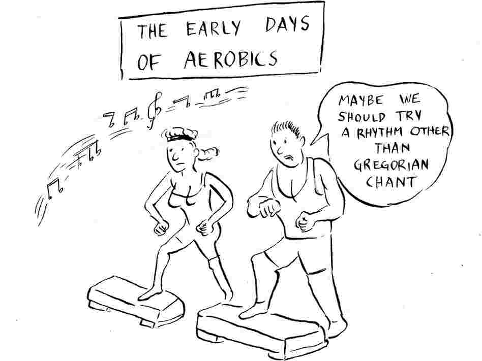 Aerobics Cartoon