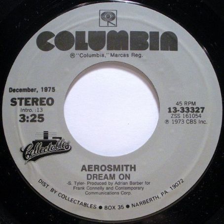 Aerosmith Dream On Album Art