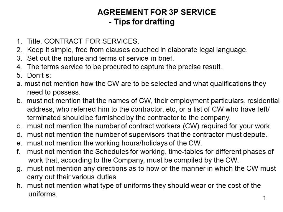 Agreement Contract