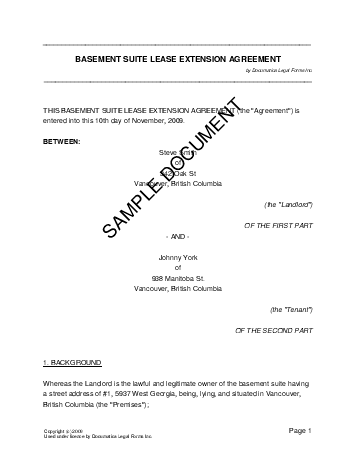 Agreement Form Sample