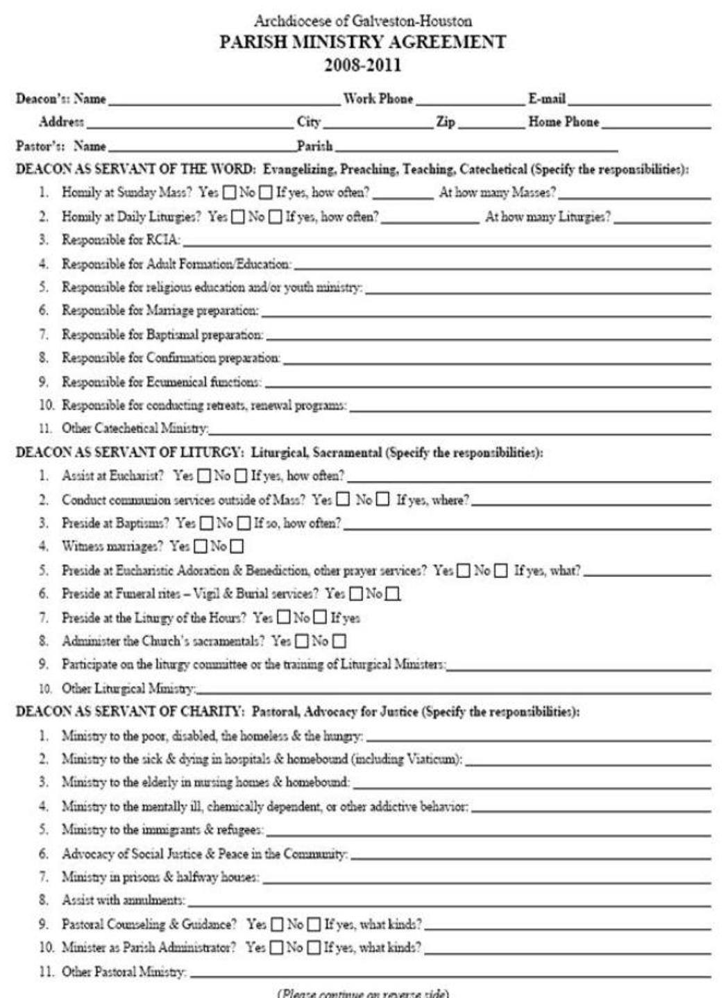 Agreement Format