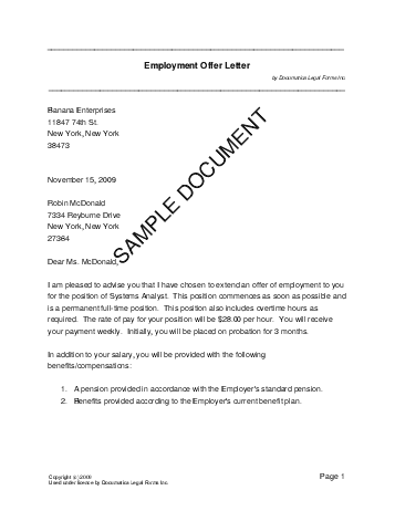 Agreement Letter Format