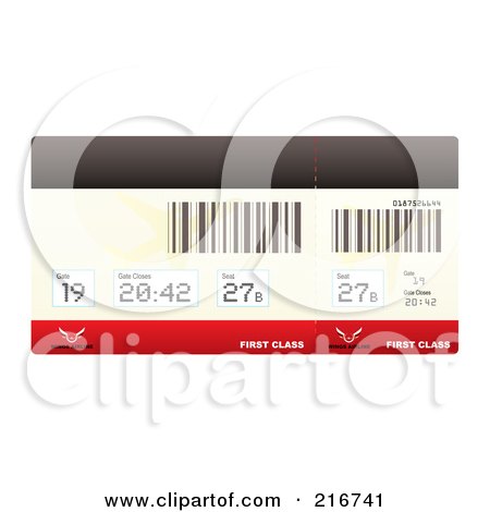 Airline Tickets Clipart