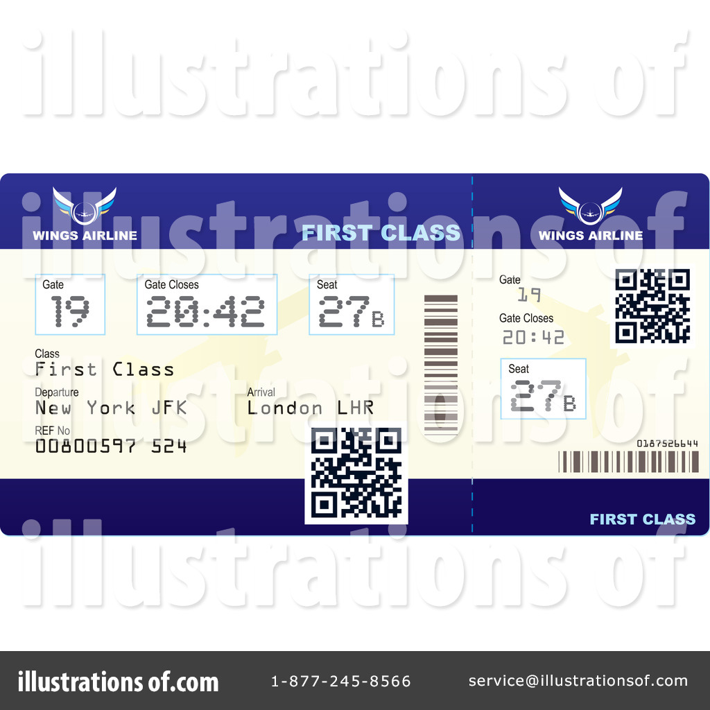 Airline Tickets Clipart