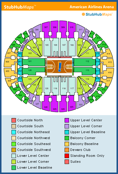 American Airlines Arena Dallas Seating Capacity