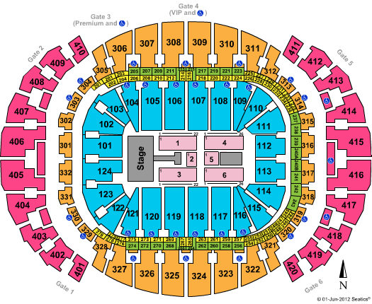 American Airlines Arena Miami Concert Seating Chart