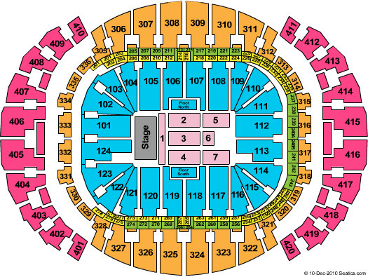 American Airlines Arena Miami Concert Seating Chart