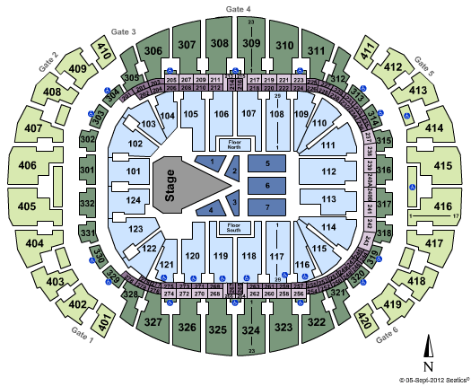 American Airlines Arena Miami Florida Seating Chart