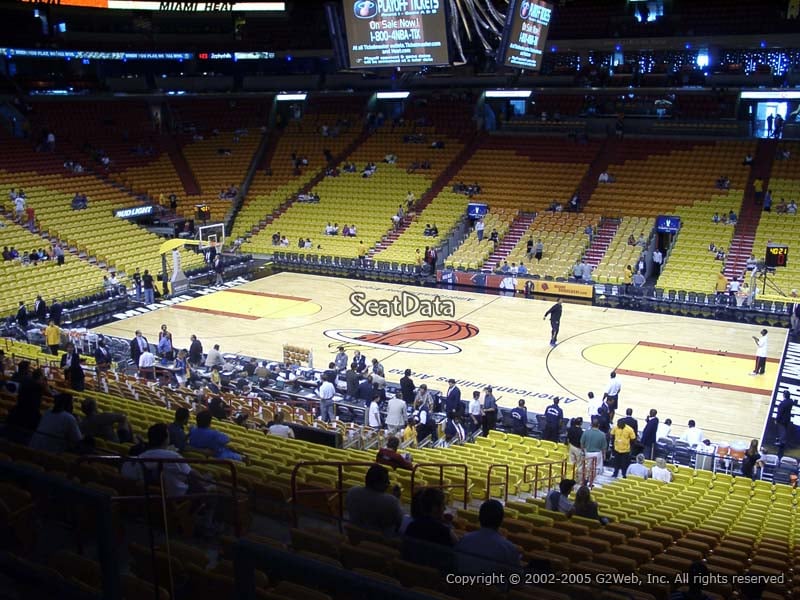 American Airlines Arena Miami Seating Chart With Rows