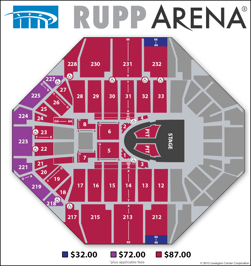 American Airlines Arena Seating Chart Taylor Swift