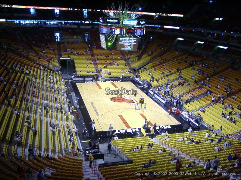 American Airlines Arena Seating Chart With Rows