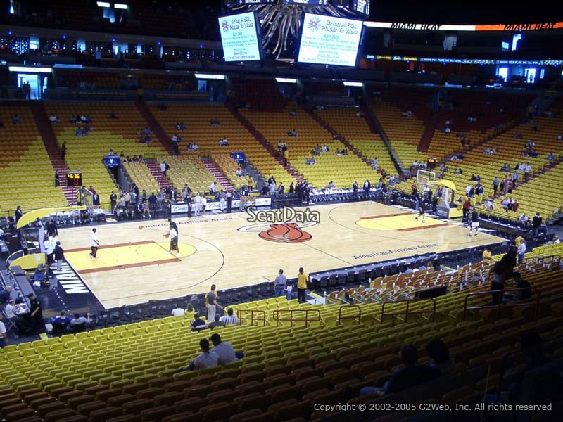 American Airlines Arena Seating Chart With Seat Numbers