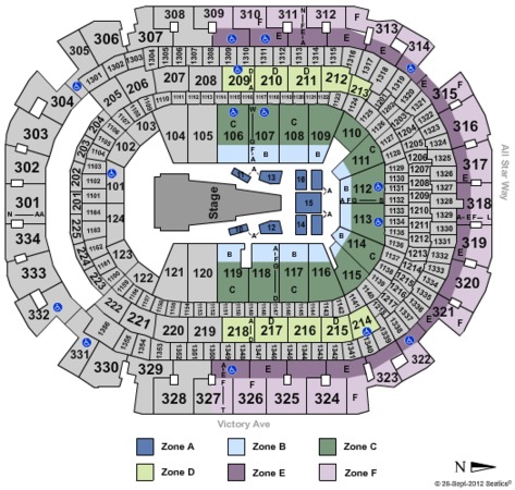 American Airlines Center Dallas Seating Chart Hockey