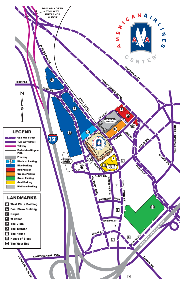 American Airlines Center Dallas Seating Chart Hockey