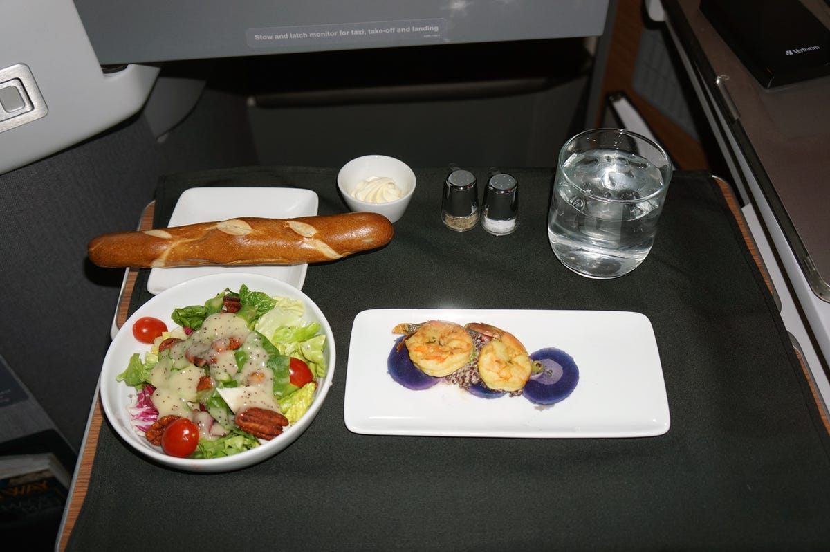 American Airlines First Class Domestic Menu