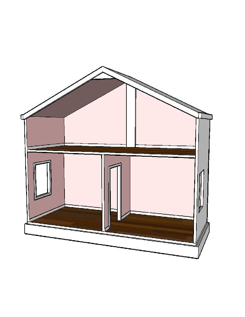 American Girl Doll House Blueprints