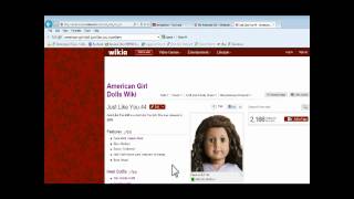 American Girl Doll Just Like You Numbers