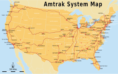 Amtrak Map Illinois