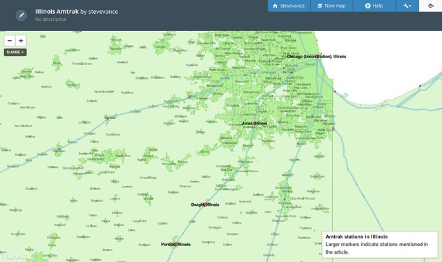 Amtrak Map Illinois