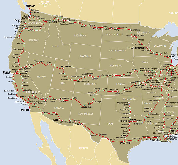 Amtrak Map Usa