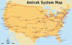 Amtrak Map Usa