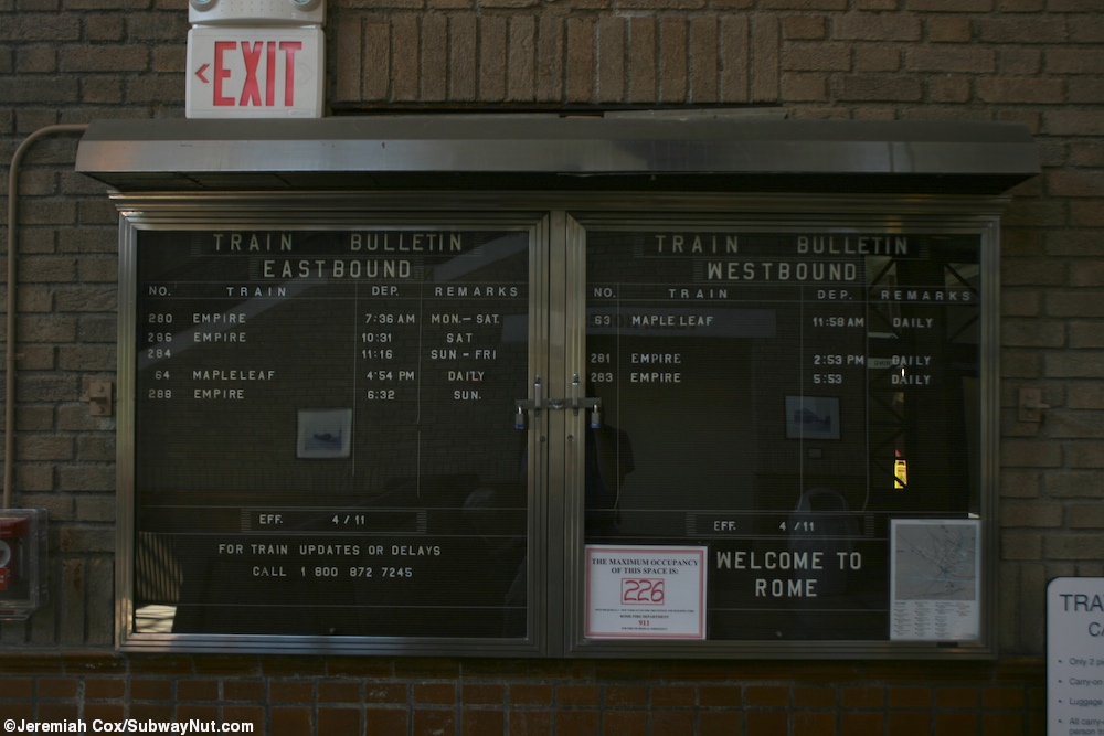 Amtrak Maple Leaf Schedule