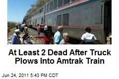 Amtrak Train Crashes Into Truck In Florida