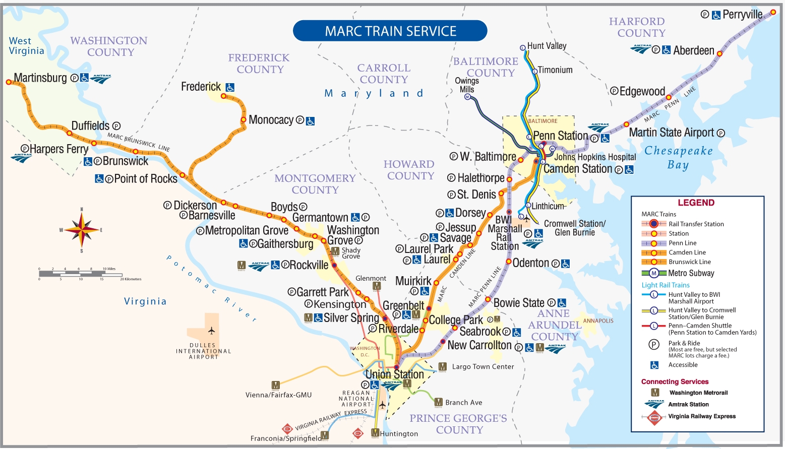 Amtrak Train Map