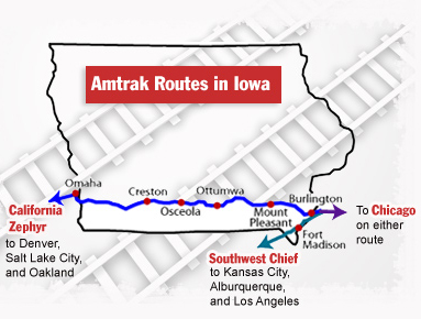 Amtrak Train Map California