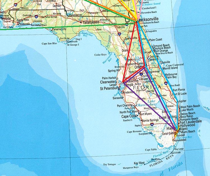 Amtrak Train Map Florida