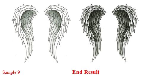 Angel Wings Drawing