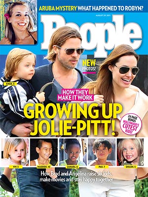 Angelina Jolie And Brad Pitt Family