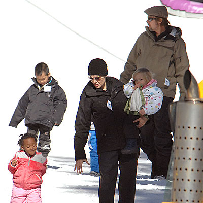 Angelina Jolie And Brad Pitt Family Photos