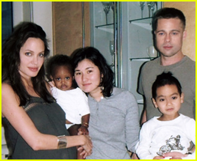 Angelina Jolie And Brad Pitt Family Photos