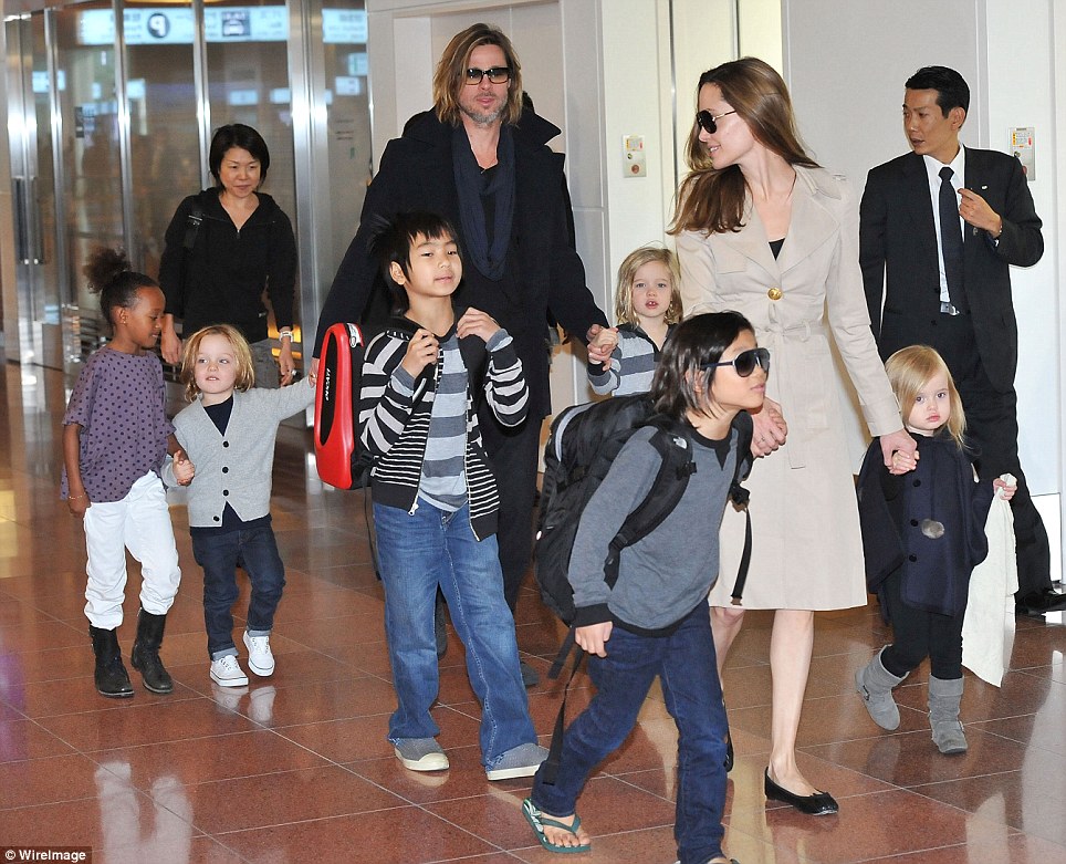 Angelina Jolie And Brad Pitt Kids How Many