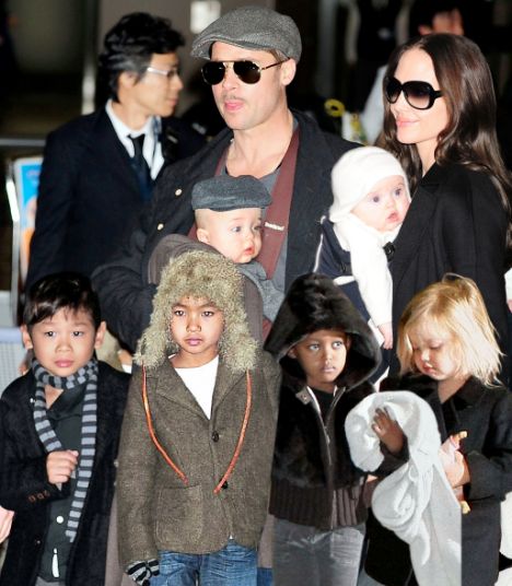 Angelina Jolie And Brad Pitt Kids Pictures