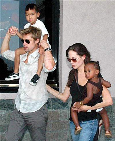 Angelina Jolie And Brad Pitt Kids Pictures