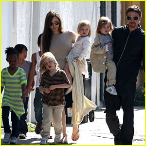 Angelina Jolie And Brad Pitt Kids Pictures