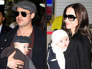 Angelina Jolie And Brad Pitt Twins Pictures