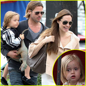 Angelina Jolie And Brad Pitt Twins Pictures