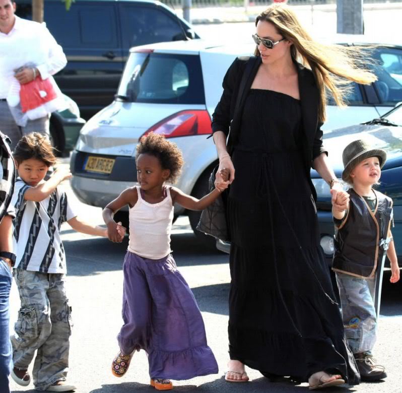 Angelina Jolie Kids Black Eyed Peas