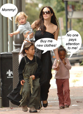 Angelina Jolie Kids Photos