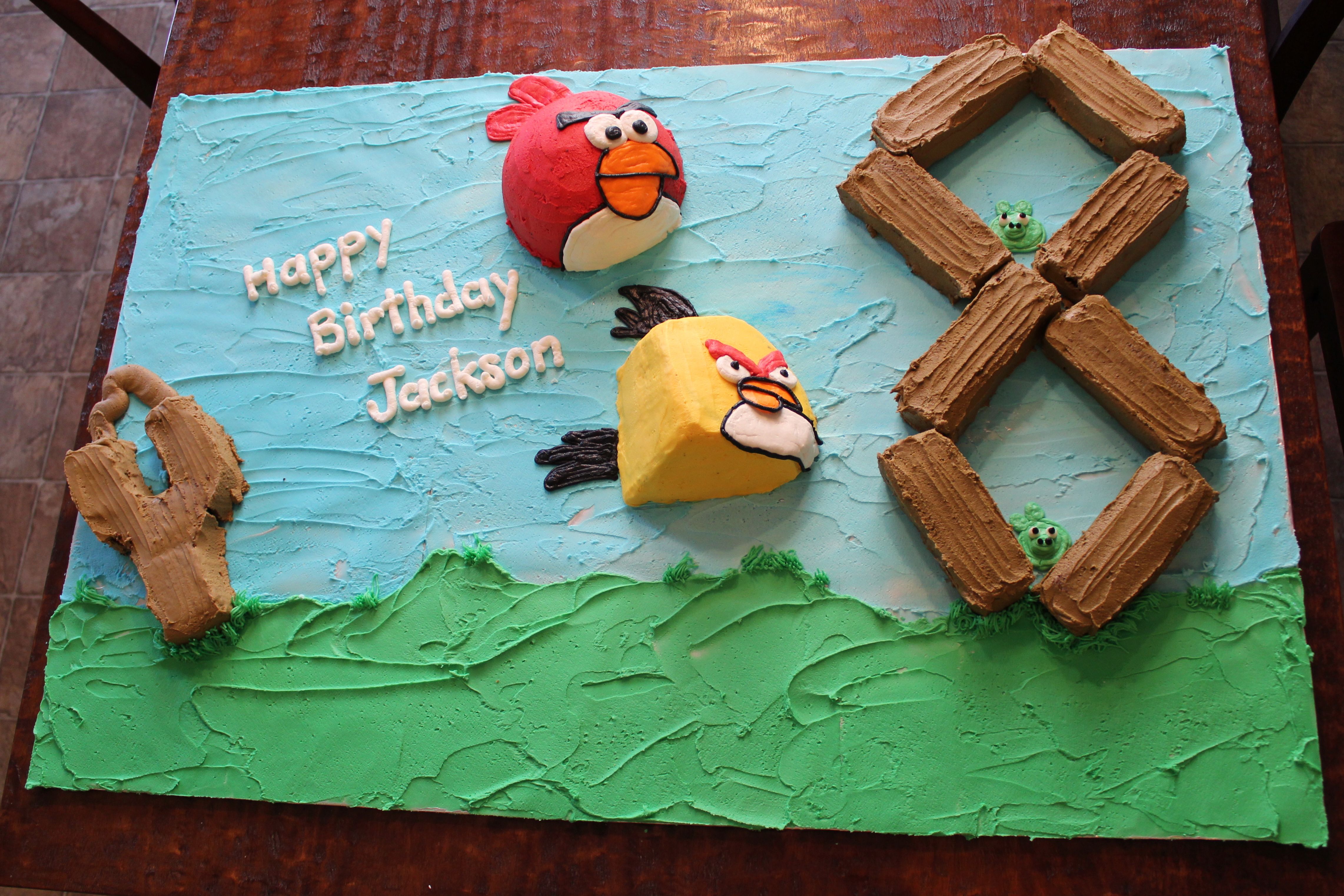 Angry Birds Cake Design