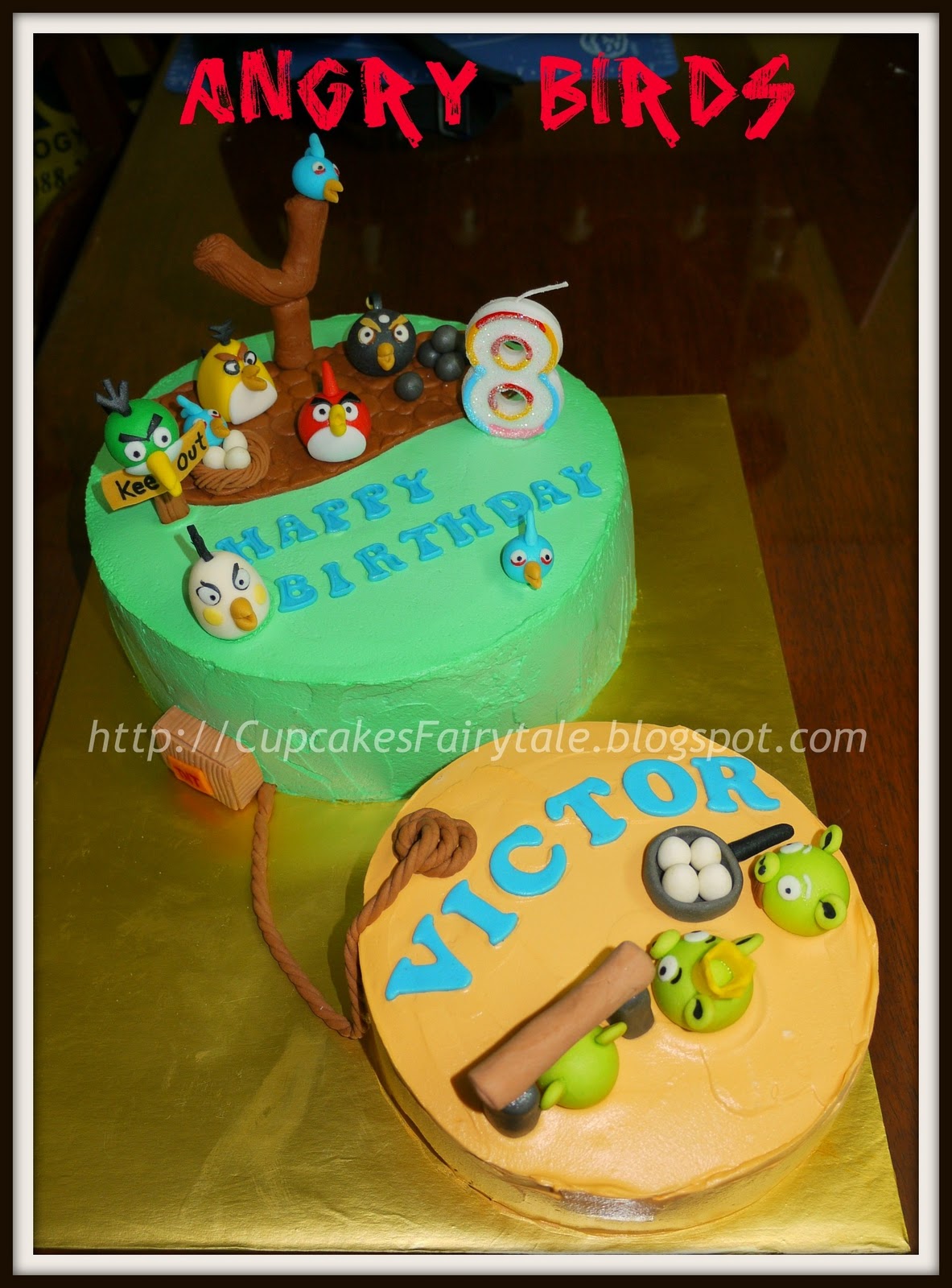 Angry Birds Cake Design