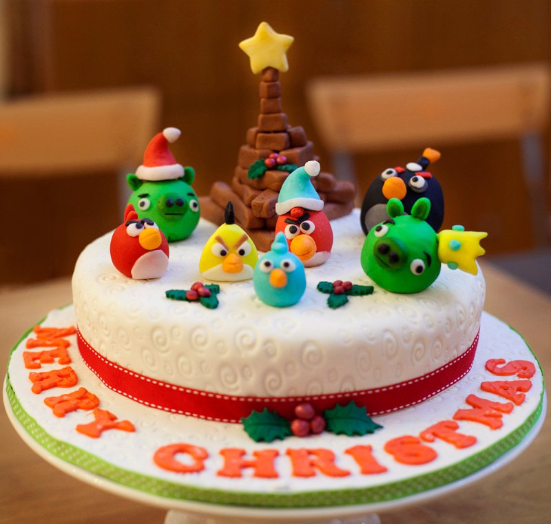 Angry Birds Cake Design