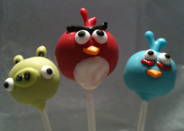 Angry Birds Cake Pops