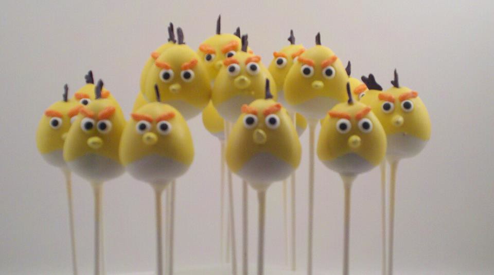 Angry Birds Cake Pops