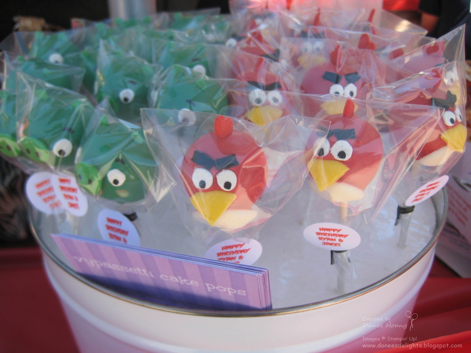 Angry Birds Cake Pops For Sale