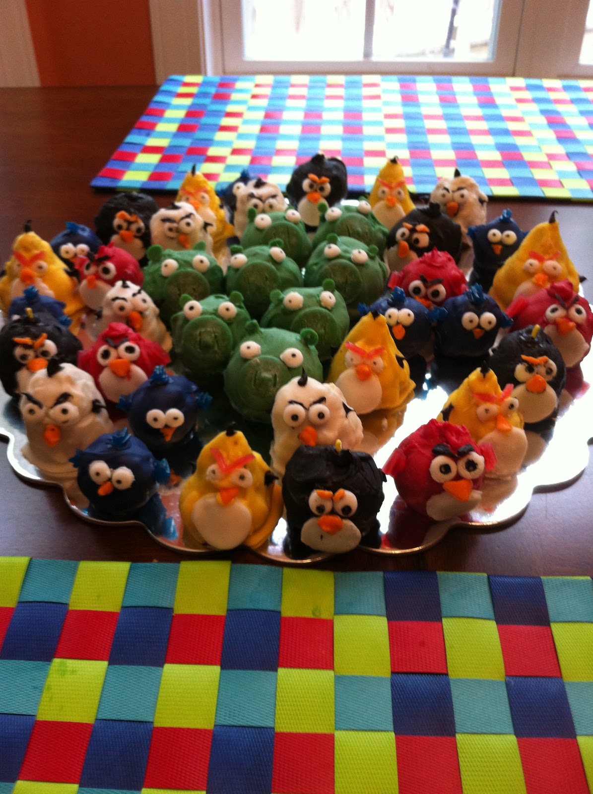 Angry Birds Cake Pops Instructions